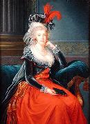 elisabeth vigee-lebrun Portrait of Maria Carolina of Austria  Queen consort of Naples Spain oil painting artist